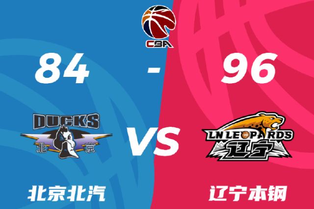 CBA战报:辽宁96-84逆转战胜北京,张镇麟27分,赵继伟17分8板6助