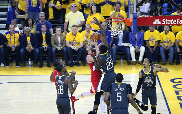 2019年NBA总决赛第四场勇士vs猛龙--小加索尔进攻受阻