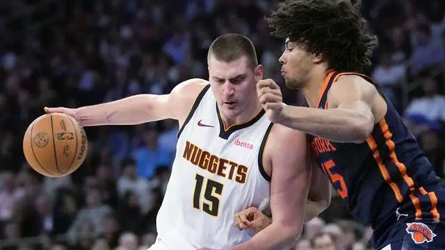 NBA简报:尼克斯122-84轻取掘金 阿努诺比26+6 约基奇31+11