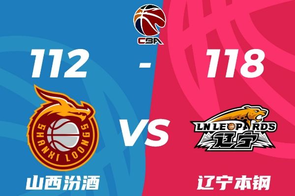 CBA战报:辽宁118-112击败山西,张镇麟47分张宁38分双双创个人生涯新高