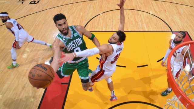 NBA季后赛热火103-104凯尔特人 怀特补篮绝杀! 凯尔特人连扳三局进抢七!