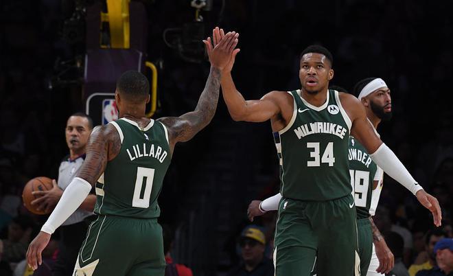 今日NBA直播回放：雄鹿108-97战胜湖人 利拉德雄鹿首秀14分表现惊艳