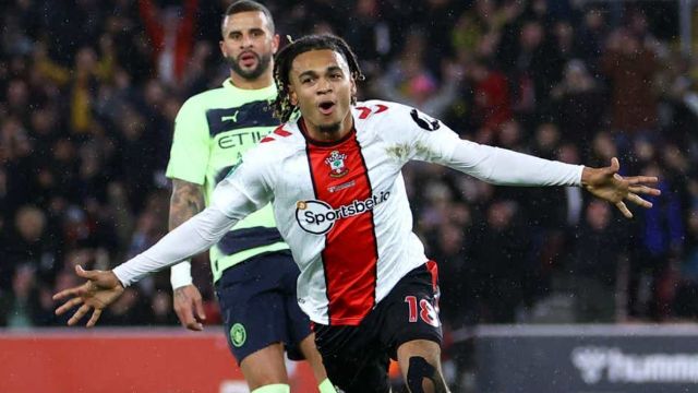 英联杯8强南安普顿2-0曼城 南安普顿反击高效 曼城爆冷出局!
